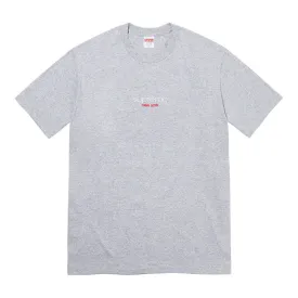 Supreme Classic Logo Tee (SS22)- Heather Grey