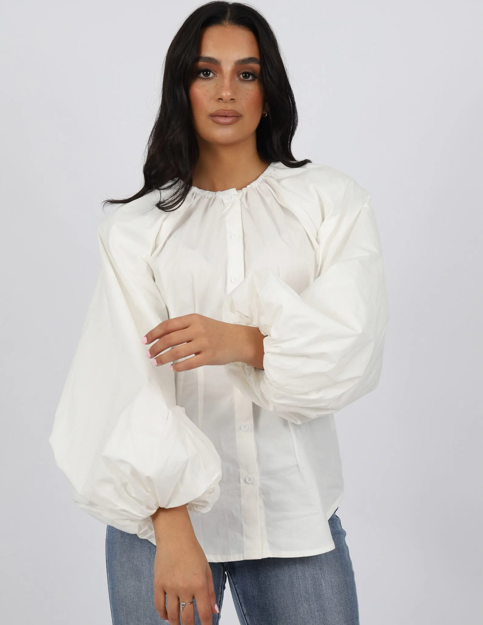 The Crescent Puff Sleeve Shirt