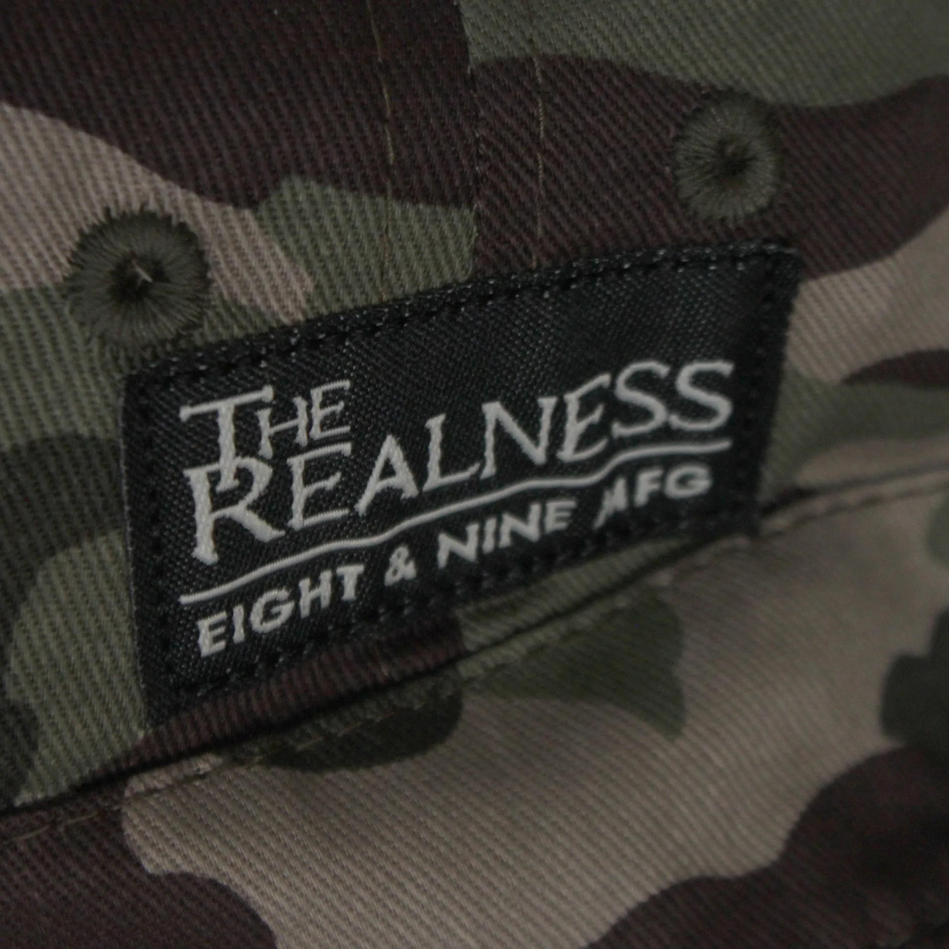 The Realness Camo Bucket Hat Signed by Cormega