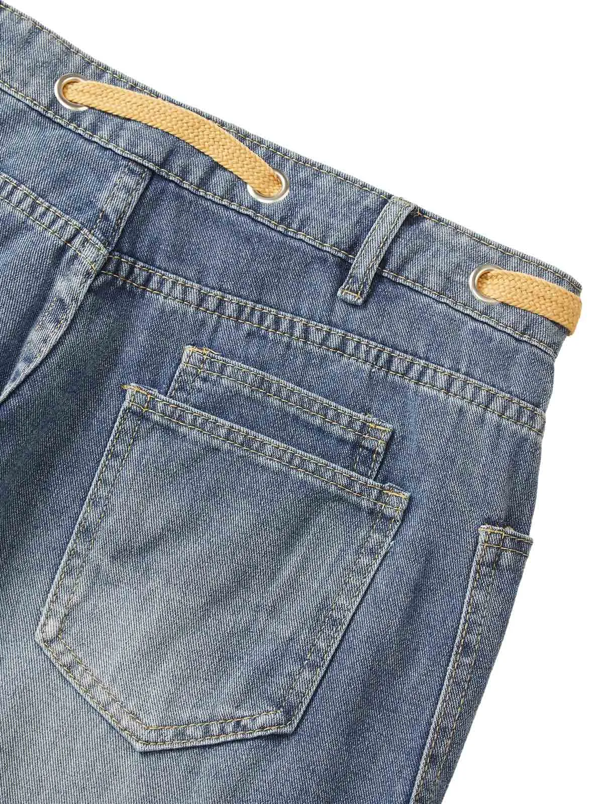 Thesupermade Patch Washed Jeans