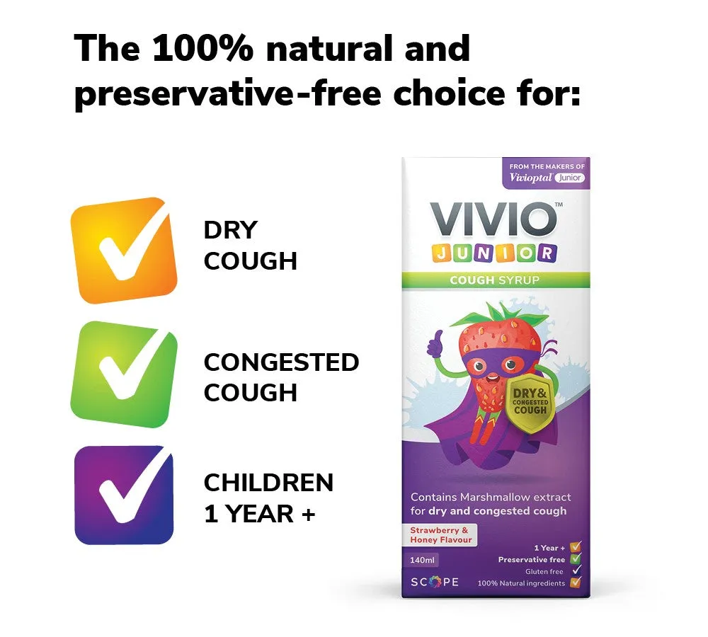 Vivio Junior Cough Syrup 140ml