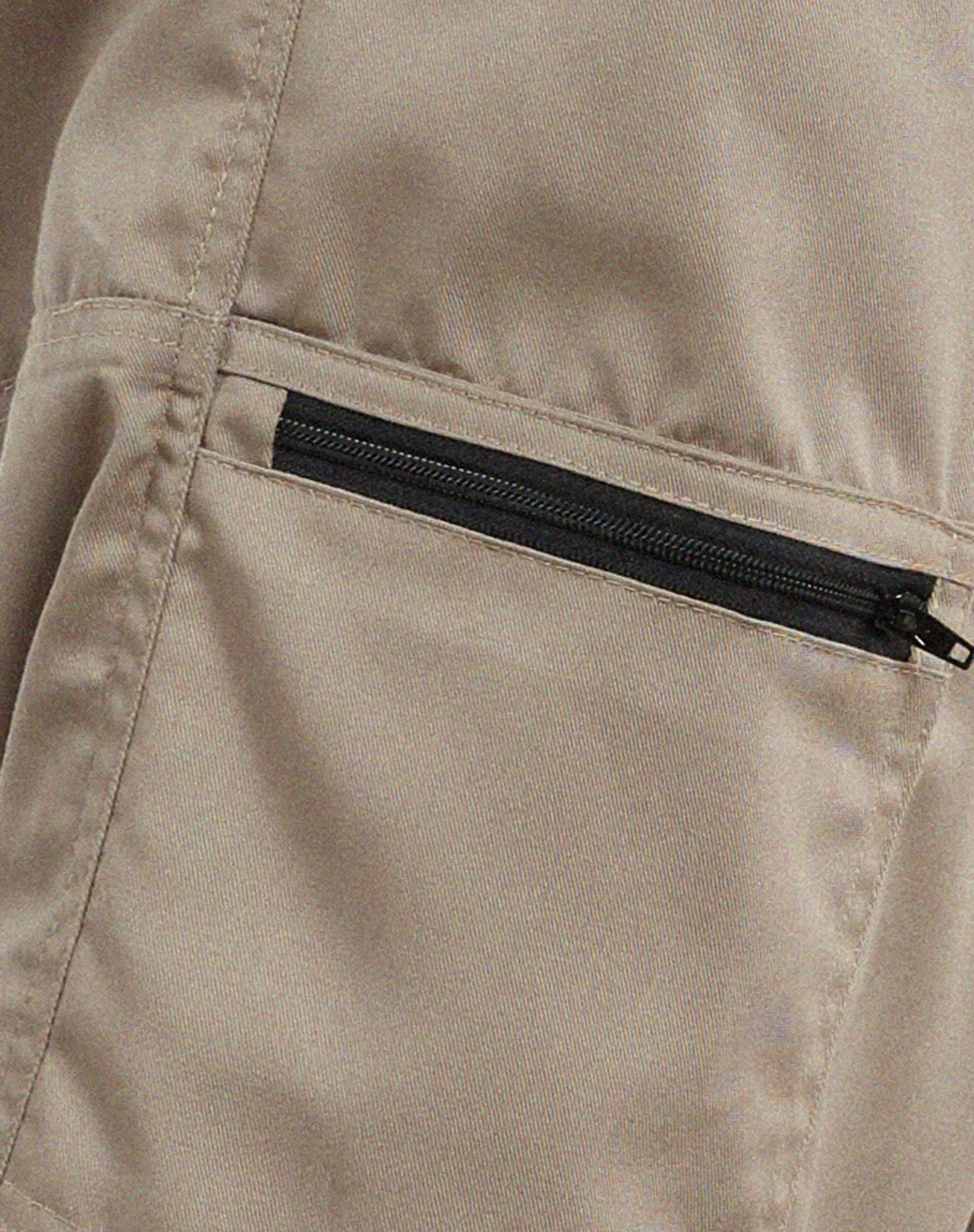 Xander Cargo Trouser in Cotton Drill Taupe