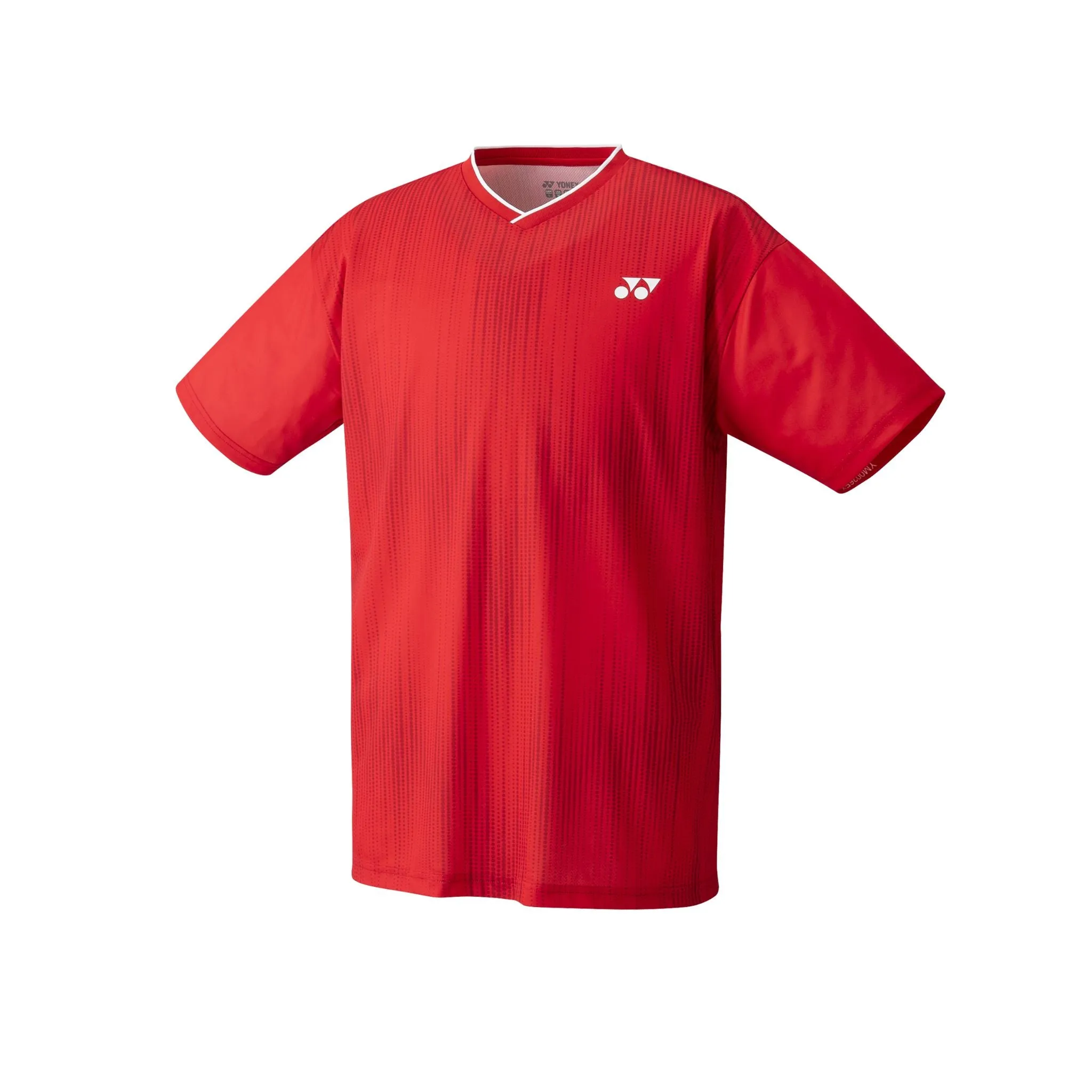 Yonex YM0026 Men's Crew Neck Team shirt [Ruby Red]