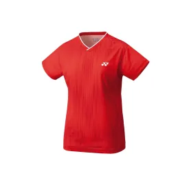 Yonex YW0026 Women's Crew Neck Team shirt [Ruby Red]